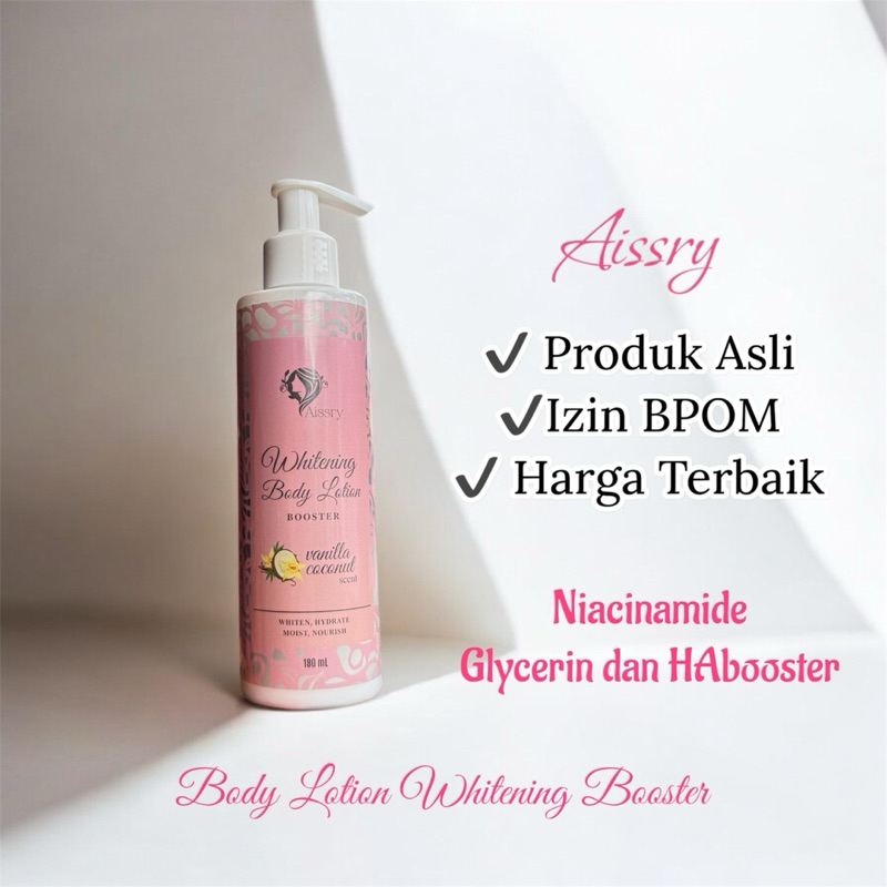 Aissry whitening body lotion booster - lotion pemutih bpom-Niacinamide