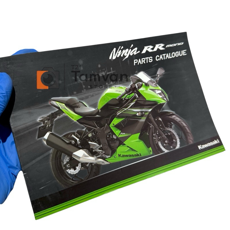 BUKU PART KATALOG NINJA RR MONO ORIGINAL KAWASAKI