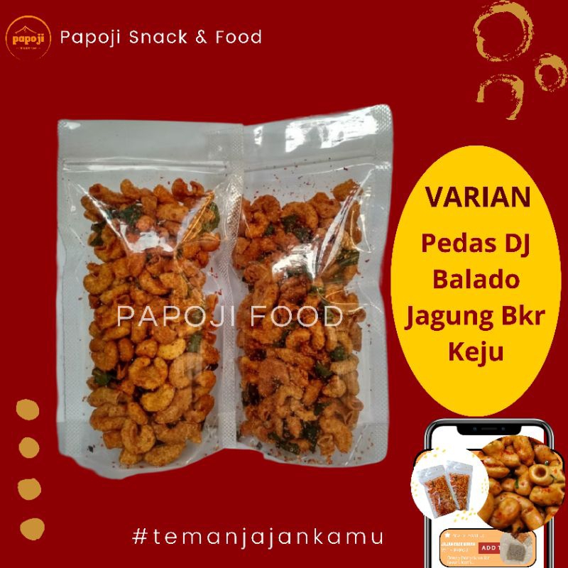 

Makaroni Pipa Kriuk Aneka Rasa 100 gram /Makaroni Pedas Daun Jeruk Balado Keju/