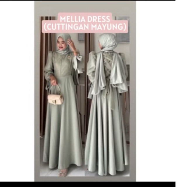 Preloved Silk Dress Sage