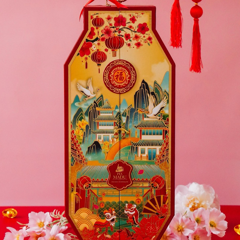 

(PO- BISA PILIH TANGGAL KIRIM) Pia Madu Chinese New Year Hamper - Prosperity