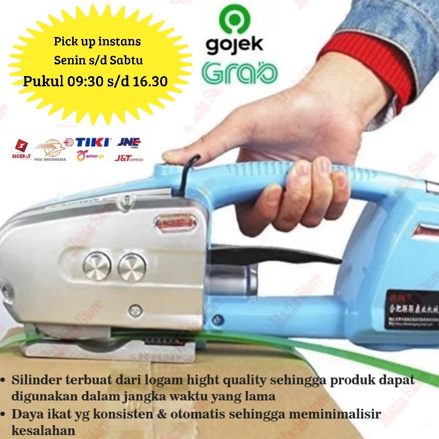 

Mesin Perekat Strapping Tangan Elektrik JD13/16 Pet PP + Baterai