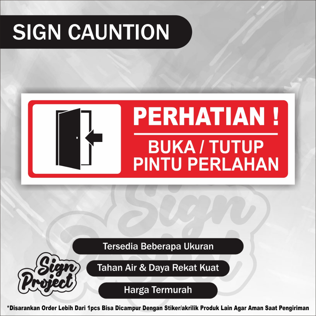 

Sticker Buka Tutup pintu Perlahan / Stiker Buka tutup pintu pelan pelan / sticker pintu Klinik Puskesmas Rumah Sakit Bidan Rumah Sakit Umum Indonesia Klinik Indonesia Praktek Dokter Umum