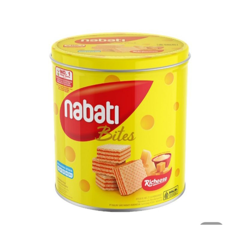 

Nabati richese wafer keju kaleng 240 gr