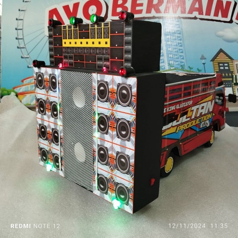 miniatur truk horeg / miniatur truk sound system / miniatur truk oleng