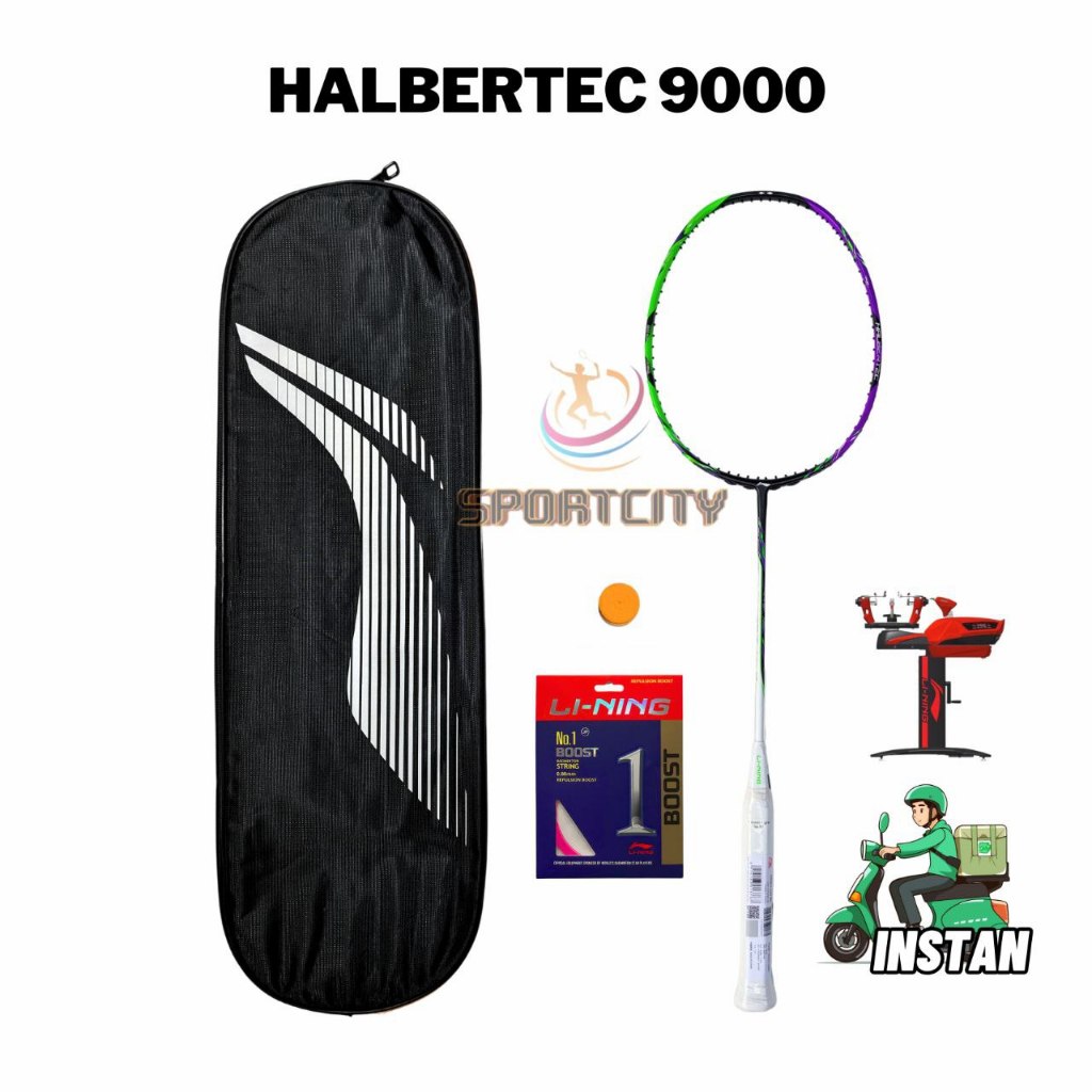 Raket Badminton Lining HALBERTEC 9000 Original