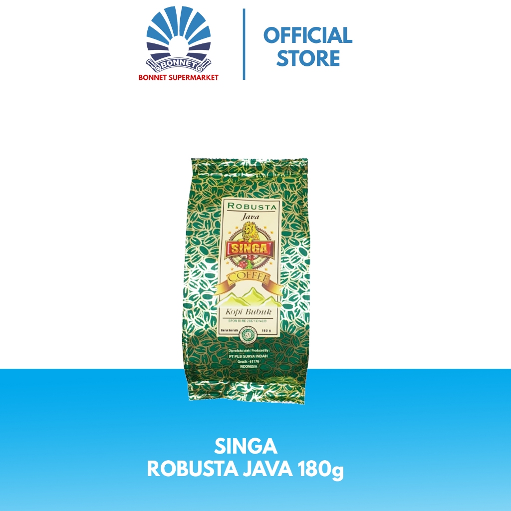 

Kopi Singa Robusta Java 180gr 8992904111802