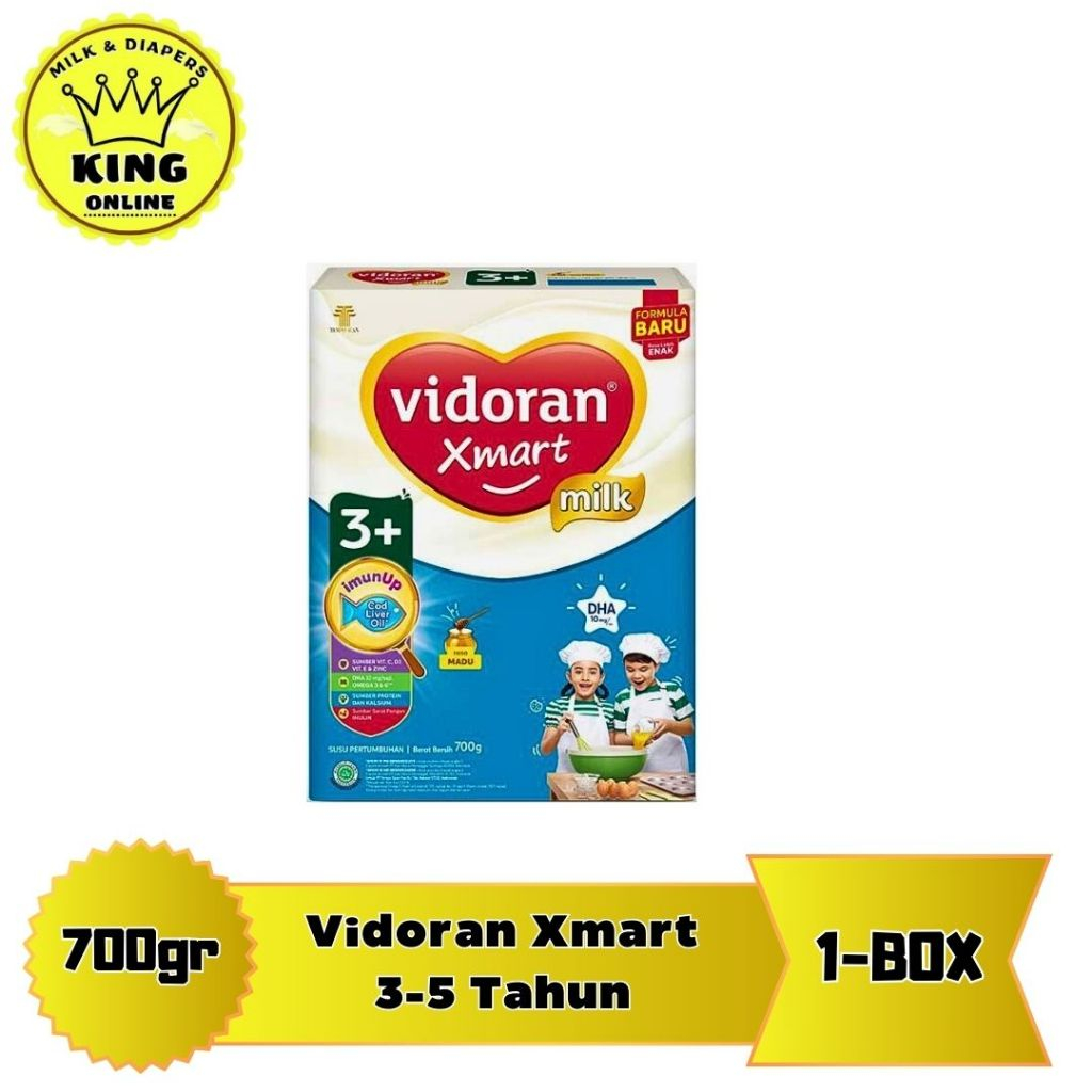 

Vidoran Xmart 3+ Usia 3-5 Tahun Rasa Madu/Vanila 700g/king.online