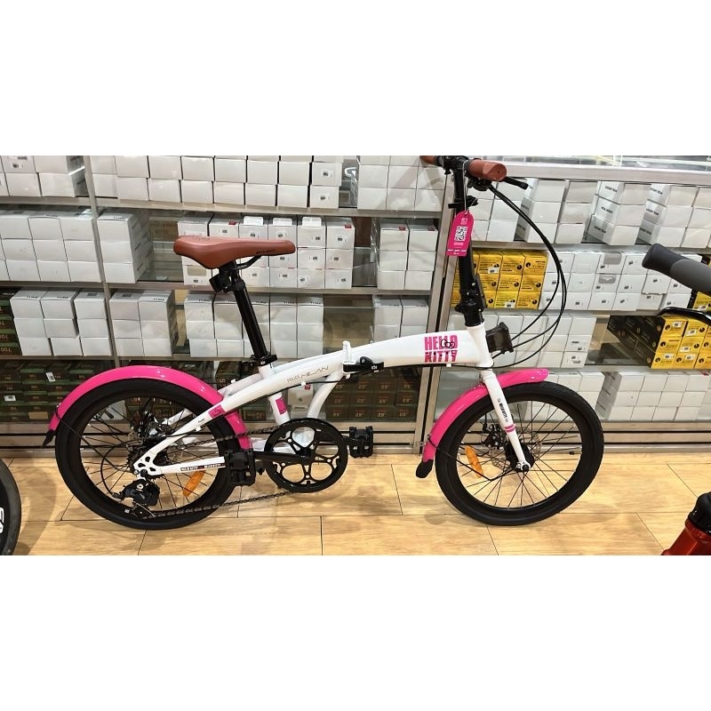 Sepeda Lipat Police Milan Hello Kitty 20 Inch