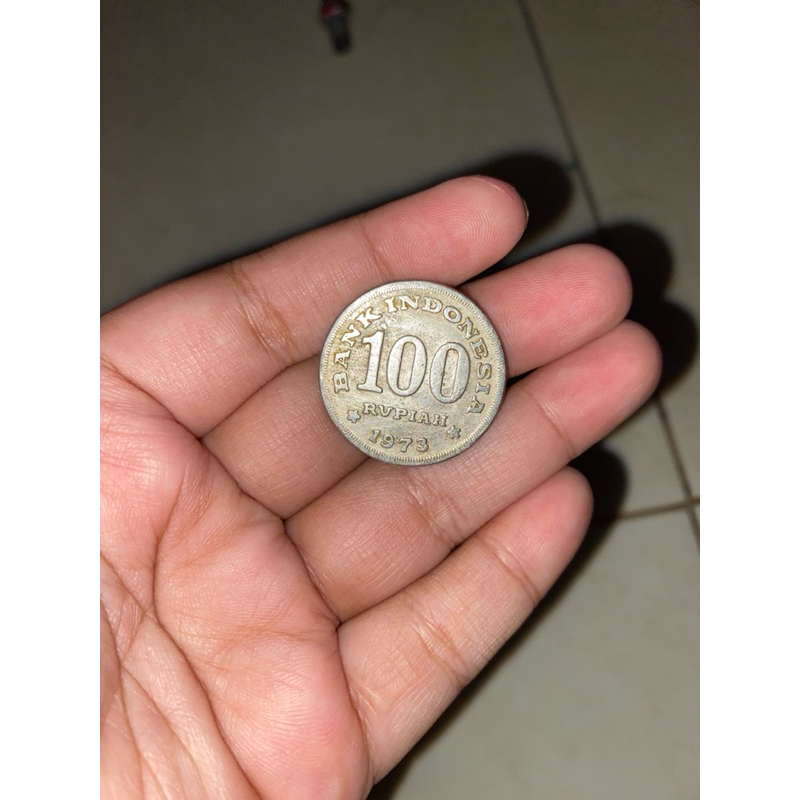 100 RUPIAH KOIN KUNO TAHUN 1973