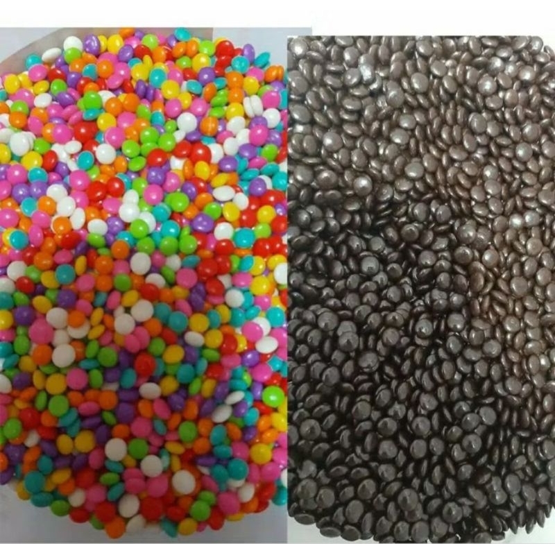 

Chocochips warna dan coklat