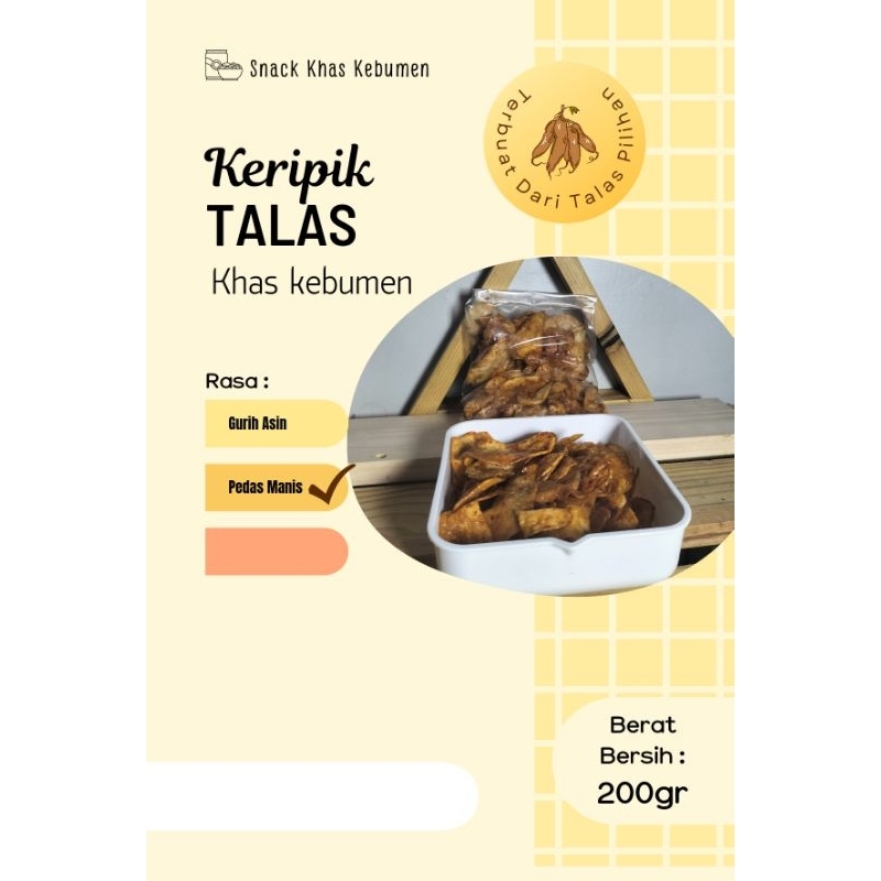 

Keripik Talas Rasa Pedas Manis| Keripik Talas 200Gram