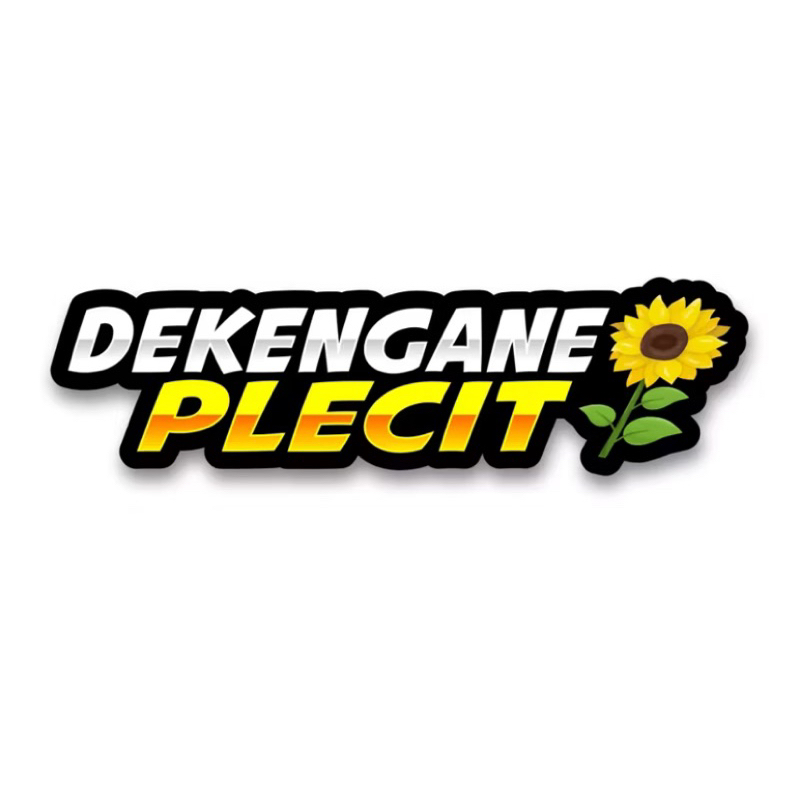 

Stiker DEKENGANE PLECIT Laminasi Glosy