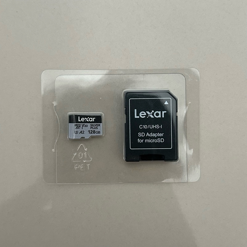 Lexar Micro Sd / Sd Card Profesional Silver Plus 128 GB