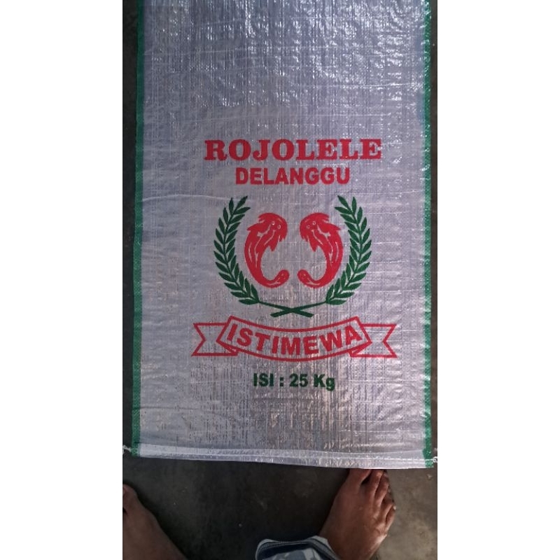 KARUNG BERAS CAP ROJO LELE 25 KG|MURAH |SABLON BAGUS