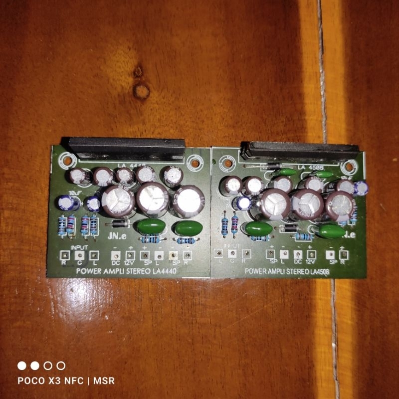 Kit Power Ampli Mono BTL LA4400 20Watt