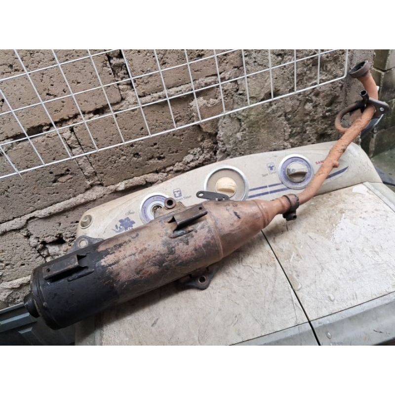 Knalpot xeon karbu yamaha karbu original ori copotan standar kelengkapan seperti difoto layak pakai 