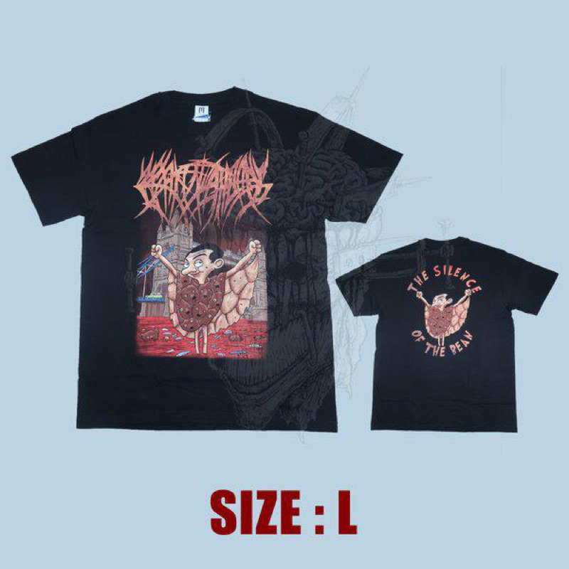 CREPITATION  the silence of the bean black - TSHIRT ORIGINAL release by brutalmind x fat tub of lard