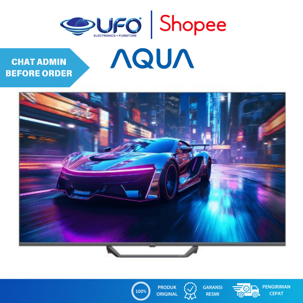 AQUA 43 INCH SMART GOOGLE TV QLED TV 4K AQT43S80EUX