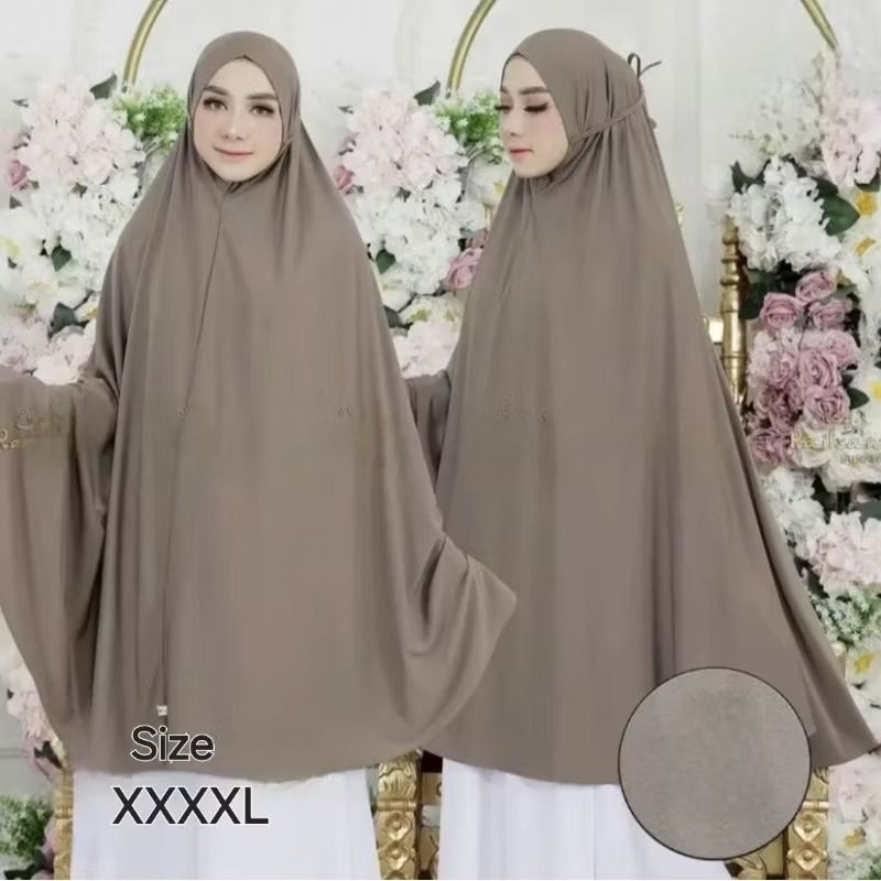 Hijab Bergo Instan Jersey Super Jumbo Nonped XXXXL