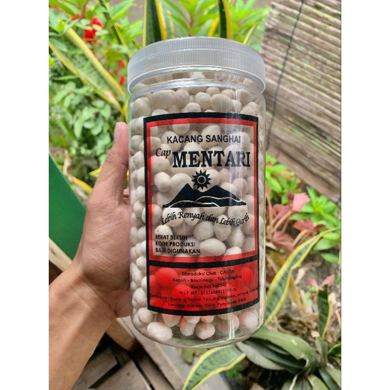 

kacang atom mentari, rasa gurih kualitas terjamin kemasan toples