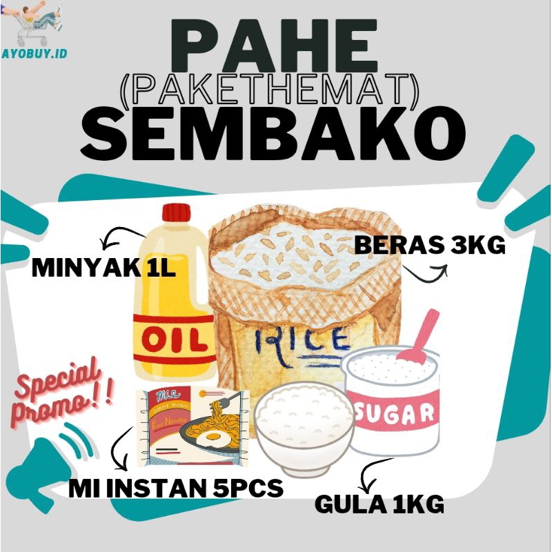 

[AYOBUY.ID] PAKET HEMAT SEMBAKO SERATUS (BISA CUSTOM)