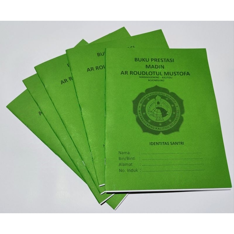 

Buku Prestasi Santri | Bisa Custom