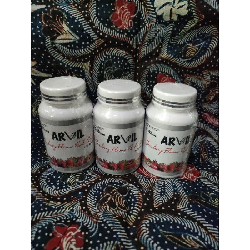 ARVIL GLUTA DRINK( GLUTA  ARVIL)Infus whitening halal aman BPOM