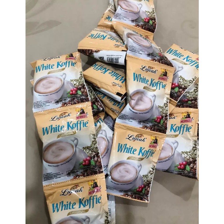 

Kopi Luwak white Coffe original 20g RENCENG ( ISI 10)