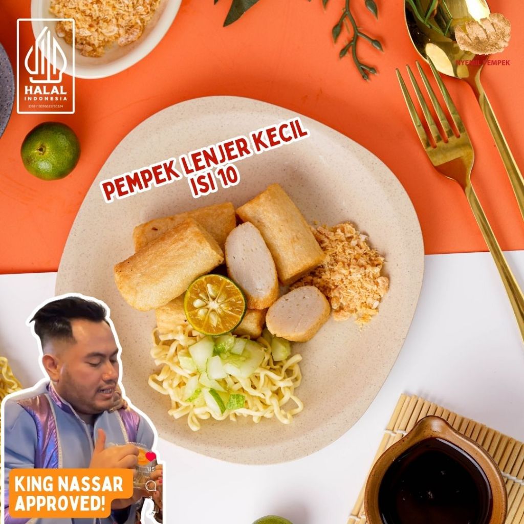 

Nyemil Pempek - Lenjer Kecil isi 10