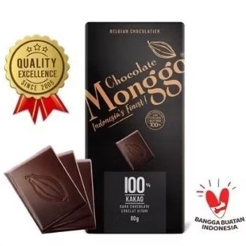 

Monggo Dark Chocolate 100 Persen Of Cocoa