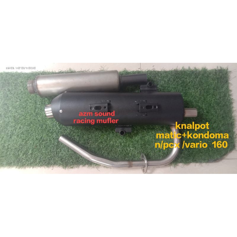 KNALPOT+KONDOMAN MATICVARIO160/PCX/TEBAL1,2MM