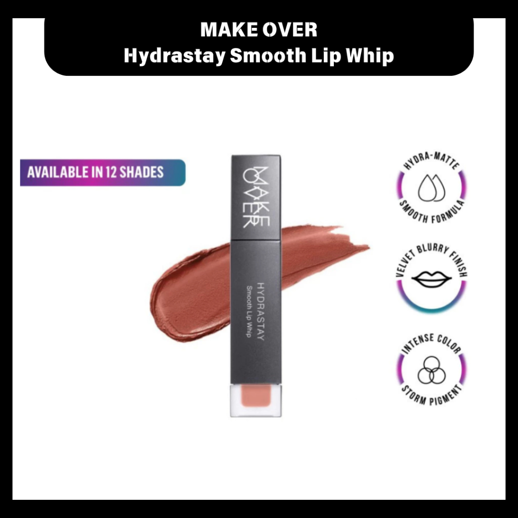 Make Over Hydrastay Smooth Lip Whip 6.5g | Lipcream