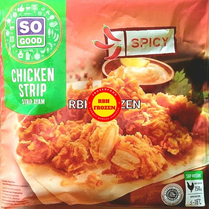 

So Good Chicken Strip / Strip Ayam Rasa Pedas / Spicy 250 Gr