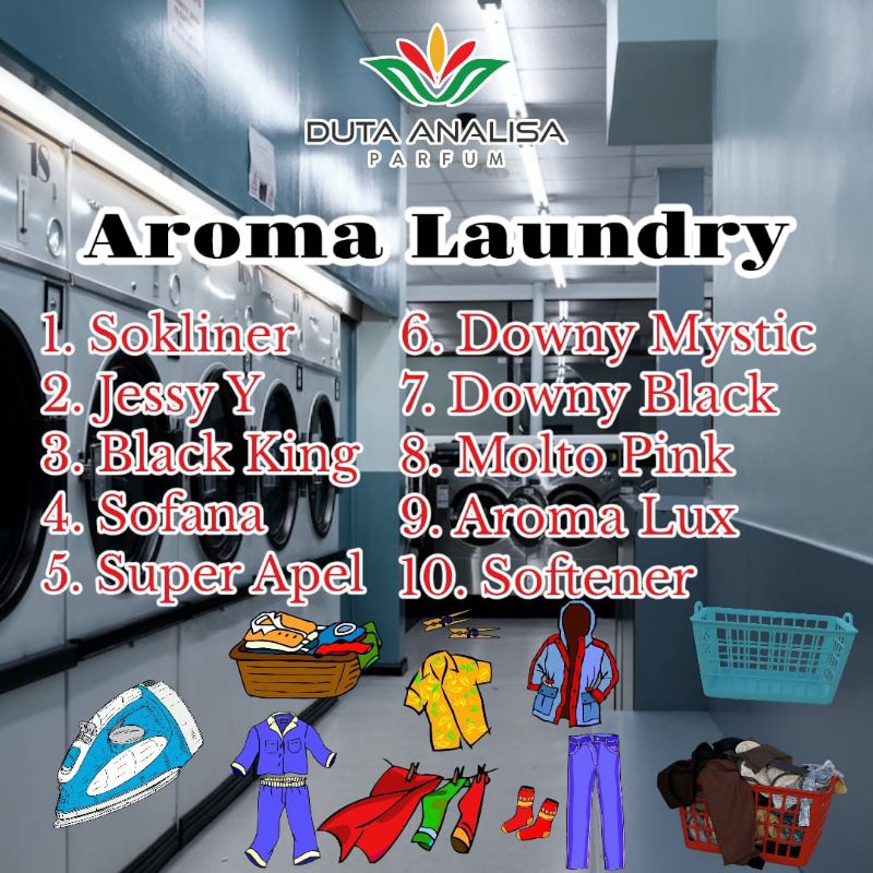 bibit parfum laundry / bibit murni 100ml