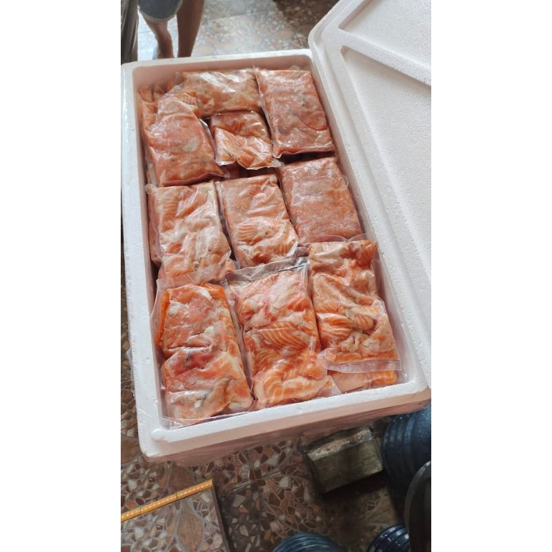 

Salmon Scrape Tanpa Duri RJ Fish 500gr