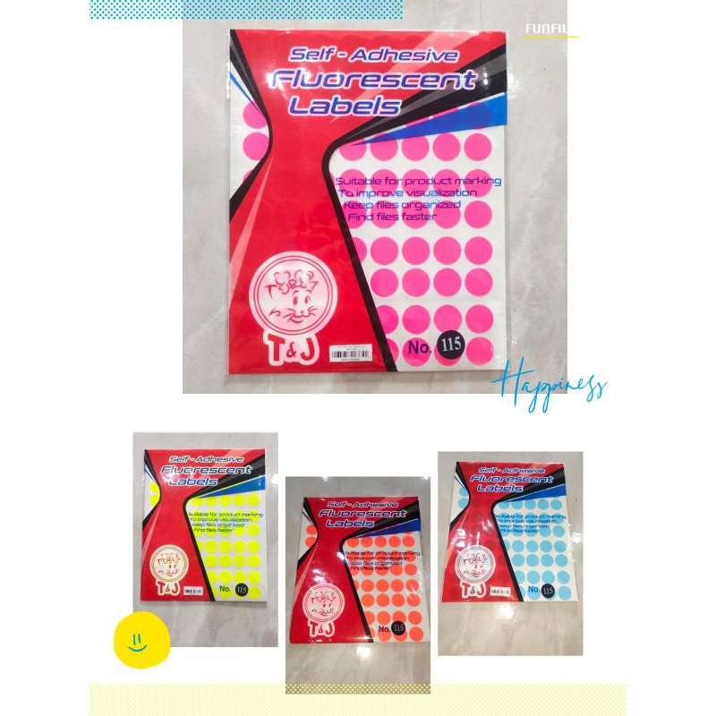 

T&J Labels Bulet Warna 115