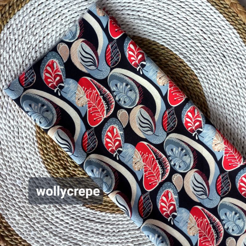 kain wollycrepe motif terbaru
