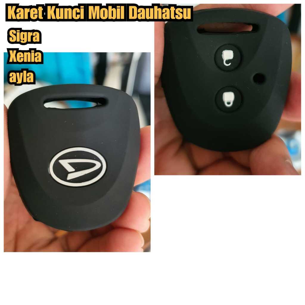 Pelindung kunci sigra wadah kunci mobil sigra cover kunci mobil karet kunci daihatsu sigra grand xen