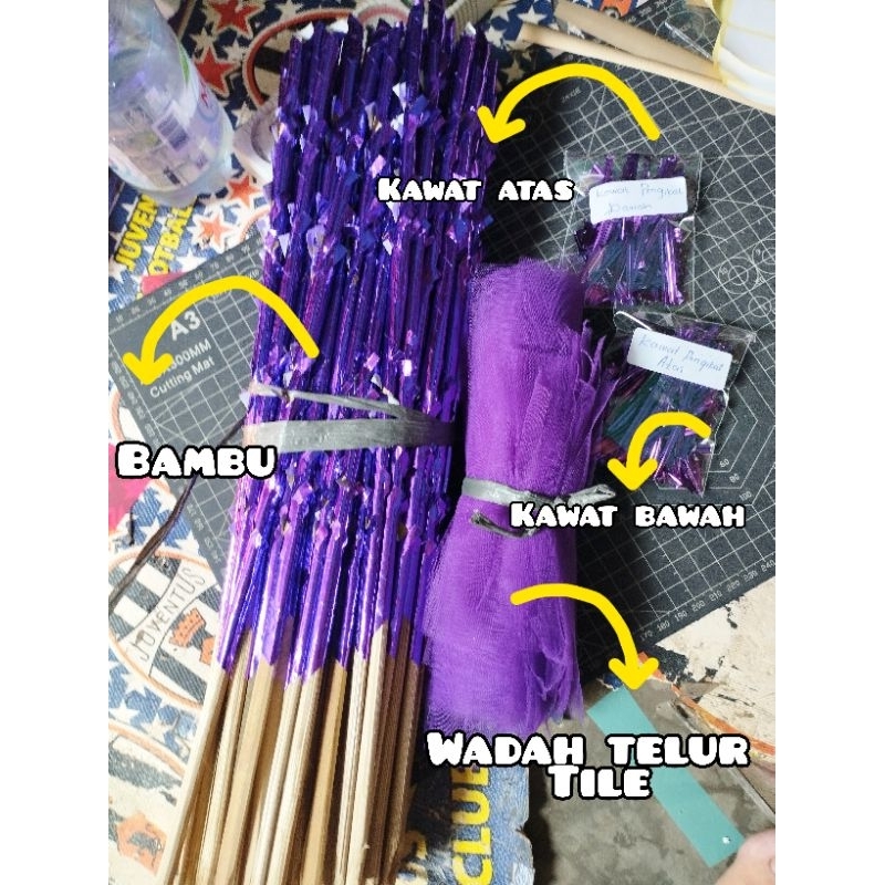 bambu aqiqah + wadah telur aqiqah marhaban tasyakuran