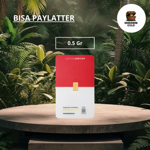 Bisa Paylatter HIDDEN PERHIASAN LOTUS ARCHI Berat 0.5gr