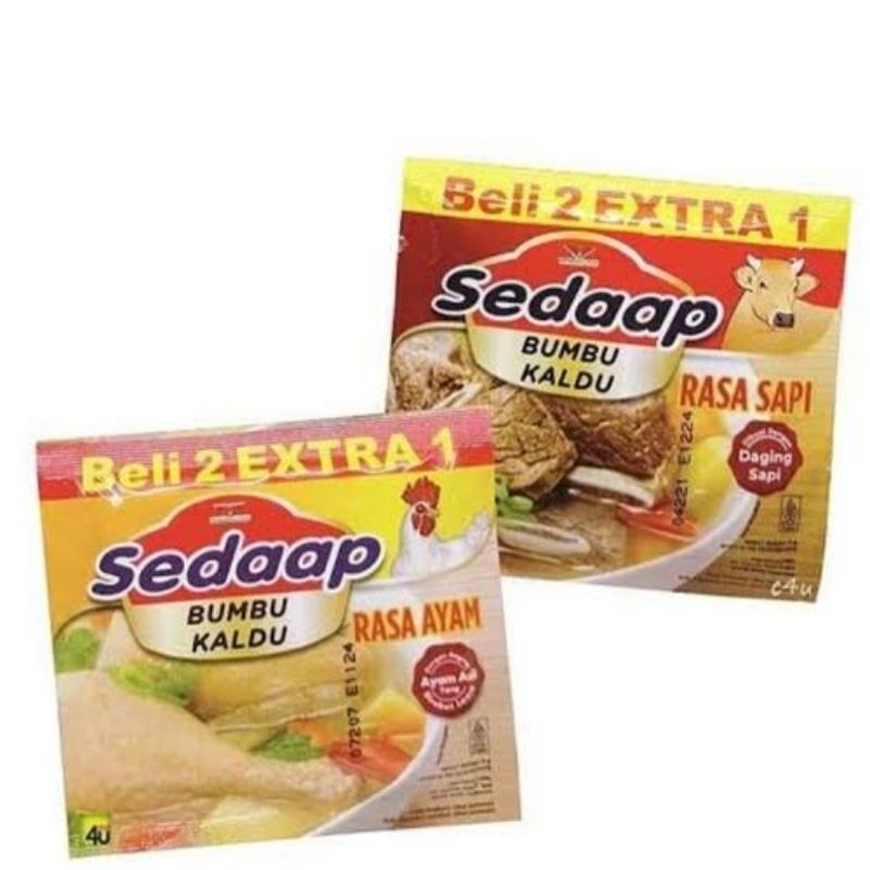 

Sedaap Bumbu Kaldu 8grx12 Sachet