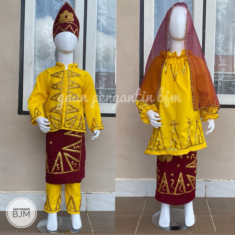 (Ready New) Baju set nanang galuh banjar ukuran tk