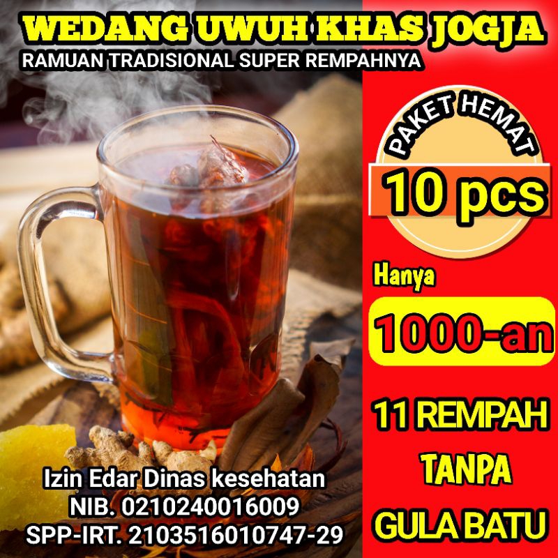 

wedang uwuh 11 rempah tanpa gula batu