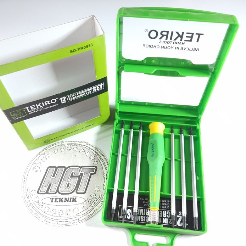 Tekiro Obeng 12 in 1 / Obeng presisi set tekiro 12 in 1 Original Obeng jam obeng hp obeng kacamata