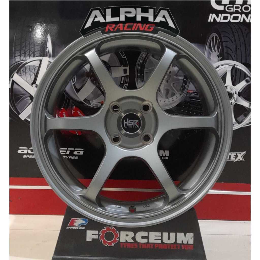 VELG MOBIL RACING HSR MISAKI R16 UNTUK JAZZ BRIO MOBILIO SIGRA CITY CALYA DLL