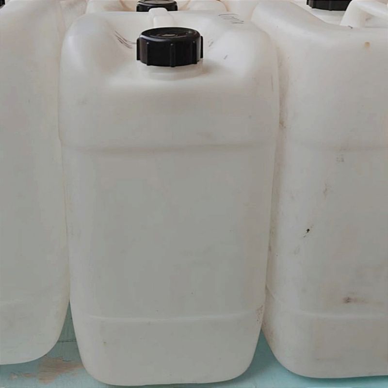 Jrigen bekas 35 Liter warna putih dop, jerigen bekas pewangi, Jrigen penampung air