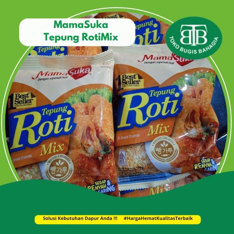 

Tepung Roti mix Mama suka 100gr, Pasar Online murah Makassar