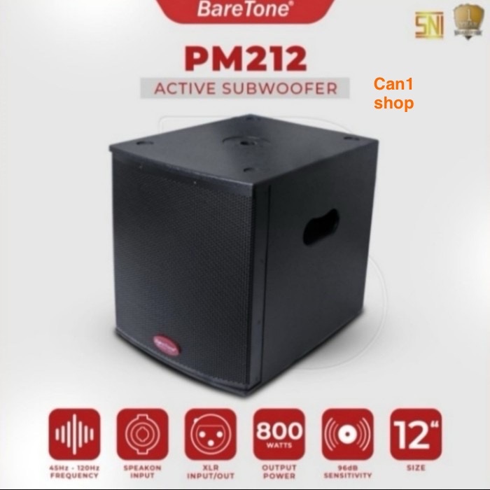Subwoofer Aktif Baretone PM 212 Pm212 Original Subwoofer 18inch