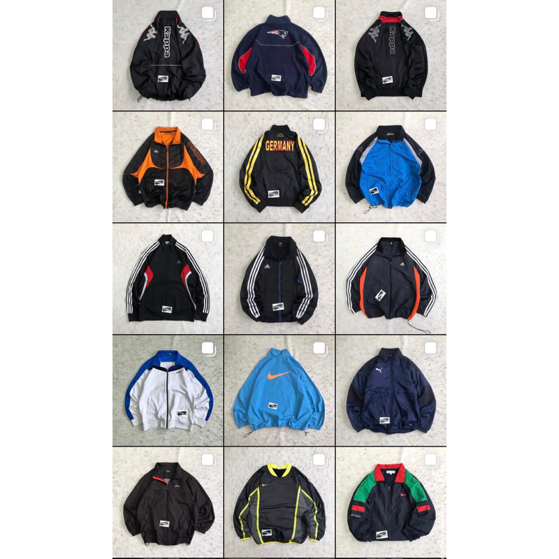 VINTAGE JACKET | WINDBREAKER JACKET | TRACKTOP JACKET | ADIDAS KAPPA JACKET